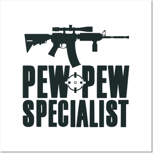 Pew Pew Specialist Airsoft/Paintball Posters and Art